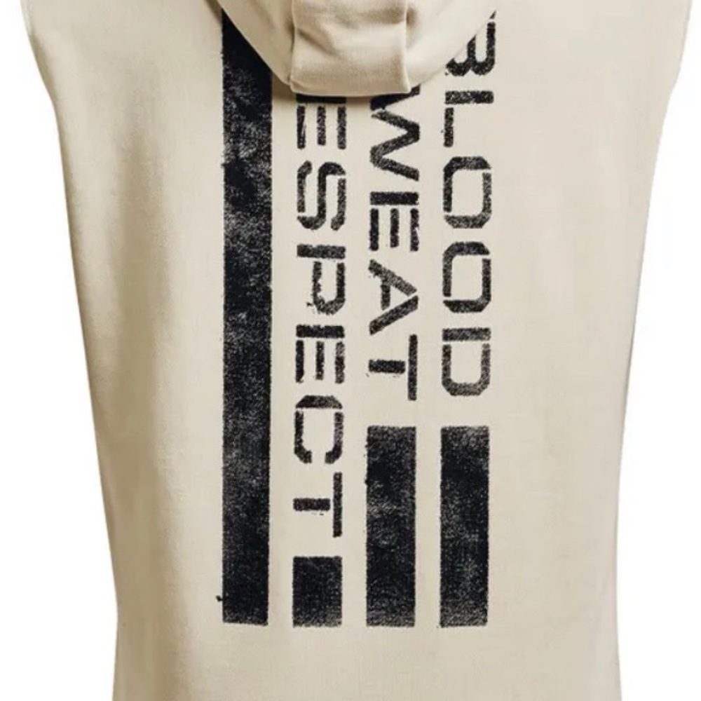 Under Armour Men's Project Rock Heavyweight Terry Sleeveless Hoodie 1370462-279 - Picture 4 of 8